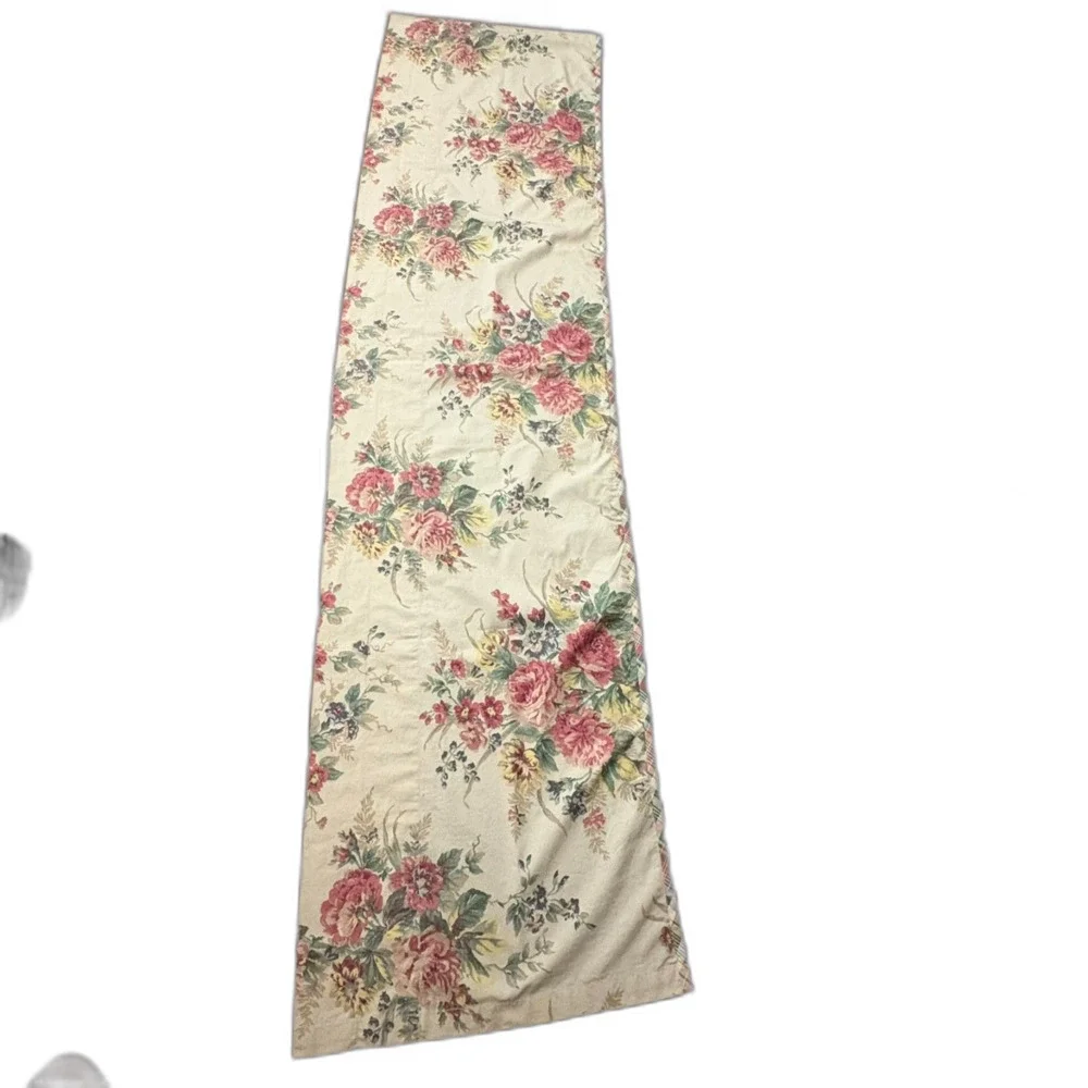 Chaps Home Wainscott Floral Valance NIP Vintage